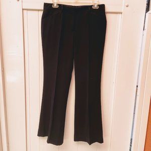 Tahari Women's Pleated Trouser Dress Pants Black Size 6